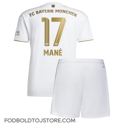 Bayern Munich Sadio Mane #17 Udebanesæt Børn 2022-23 Kortærmet (+ Korte bukser)